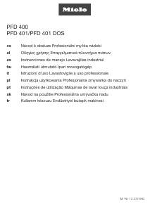 Manuale Miele PFD 400 U Lavastoviglie