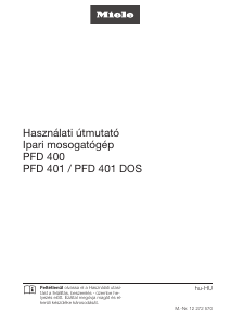 Használati útmutató Miele PFD 401 U Mosogatógép