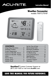 Handleiding AcuRite 75107 Weerstation