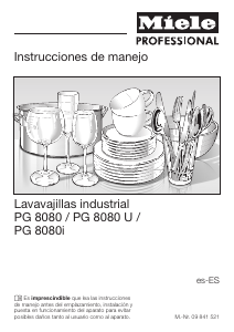 Manual de uso Miele PG 8080 Lavavajillas