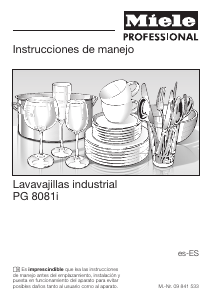 Manual de uso Miele PG 8081 i Lavavajillas