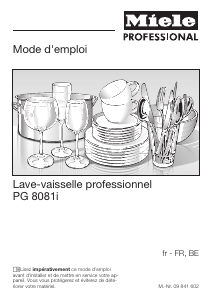 Mode d’emploi Miele PG 8081 i Lave-vaisselle