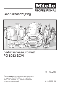 Handleiding Miele PG 8083 SCVi Vaatwasser