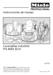 Manual de uso Miele PG 8083 SCVi Lavavajillas