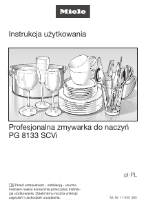 Instrukcja Miele PG 8133 SCVi Zmywarka