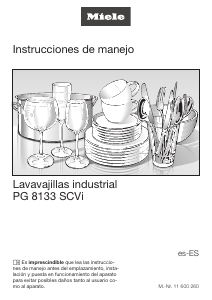 Manual de uso Miele PG 8133 SCVi Lavavajillas