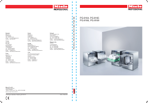 Brugsanvisning Miele PG 8164 AE DOS Opvaskemaskine