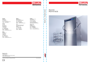 Bruksanvisning Miele PG 8172 AE DOS Diskmaskin