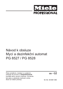 Manuál Miele PG 8528 D/EL AV Skříňka na dezinfekci