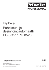 Käyttöohje Miele PG 8528 Desinfiointikaappi