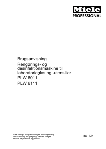 Brugsanvisning Miele PLW 6111 Desinfektionsskab