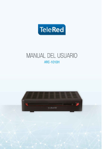 Manual de uso TeleRed ARC-1010H Receptor digital