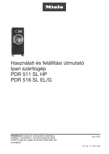 Használati útmutató Miele PDR 516 SL COP Szárító