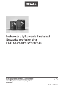 Instrukcja Miele PDR 522 ROP Suszarka