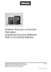 Kullanım kılavuzu Miele PDR 522 ROP Kurutma makinesi