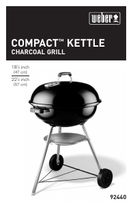 Használati útmutató Weber Compact Kettle Grillsütő