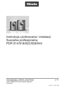 Instrukcja Miele PDR 914 Suszarka