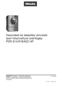 Használati útmutató Miele PDR 922 HP Szárító