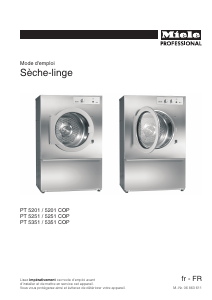 Mode d’emploi Miele PT 5201 COP EL Sèche-linge