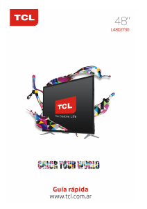 Manual de uso TCL L48D2730A Televisor de LED