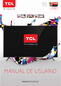 Manual de uso TCL L55C1 Televisor de LED