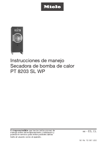Manual de uso Miele PT 8203 SL WP Secadora