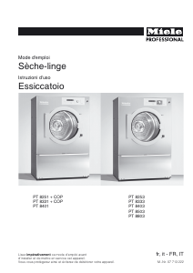 Manuale Miele PT 8251 COP EL Asciugatrice