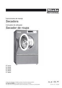 Manual Miele PT 8255 EL Máquina de secar roupa
