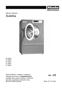 Manuál Miele PT 8257 Sušák