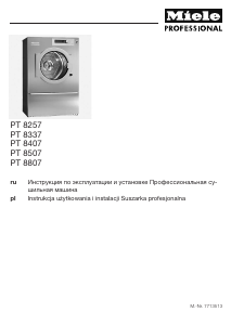 Instrukcja Miele PT 8257 EL Suszarka