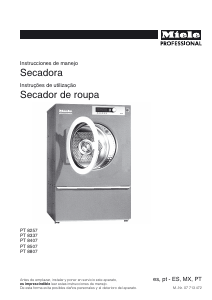 Manual Miele PT 8257 EL Máquina de secar roupa