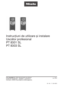 Manual Miele PT 8301 SL Uscător