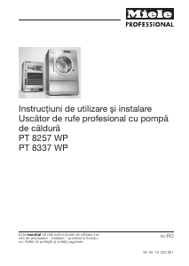 Manual Miele PT 8337 WP Uscător