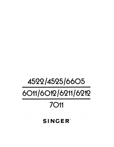 Manual Singer 7011 Sewing Machine