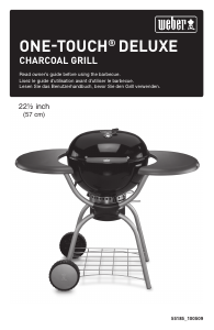 Kullanım kılavuzu Weber One-Touch De luxe 57cm Mangal