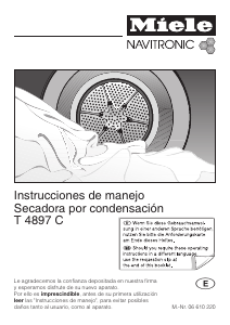 Manual de uso Miele T 4897 C Secadora