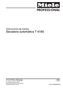 Manual de uso Miele T 6185 NI EL Secadora