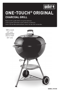 Manual de uso Weber One-Touch Original 47x57cm Barbacoa