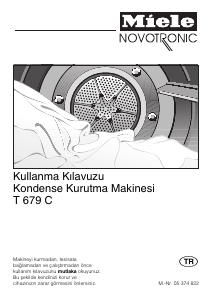 Kullanım kılavuzu Miele T 679 C Kurutma makinesi