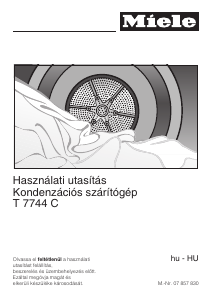 Használati útmutató Miele T 7744 C Szárító