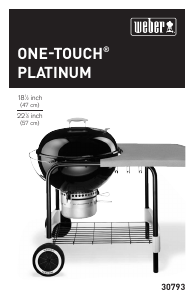 Käyttöohje Weber One-Touch Platinum Grilli