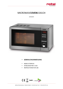 Manual Rotel MW 925C Microwave