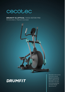 Manuál Cecotec Drumfit Elliptical 10000 Motor Pro Šlapací trenažér