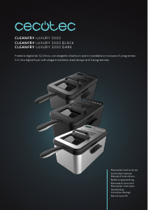 Mode d’emploi Cecotec Cleanfry Luxury 3000 Dark Friteuse