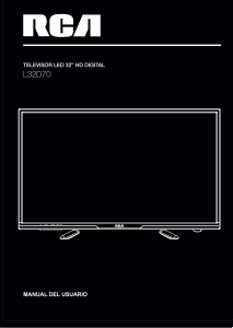 Manual de uso RCA L32D70 Televisor de LED