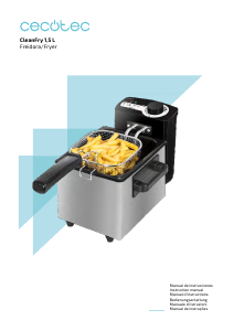 Manual Cecotec CleanFry 1.5 L Fritadeira