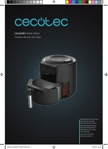 Manual Cecotec Cecofry Rain Pack Deep Fryer