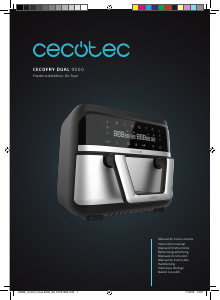 Manual Cecotec Cecofry Dual 9000 Deep Fryer