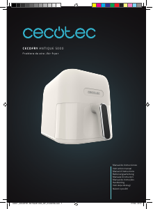 cecotec Cecofry Advance 9000 Window Air Fryer Instruction Manual