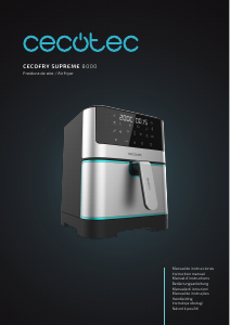 Mode d’emploi Cecotec Cecofry Supreme 8000 Friteuse